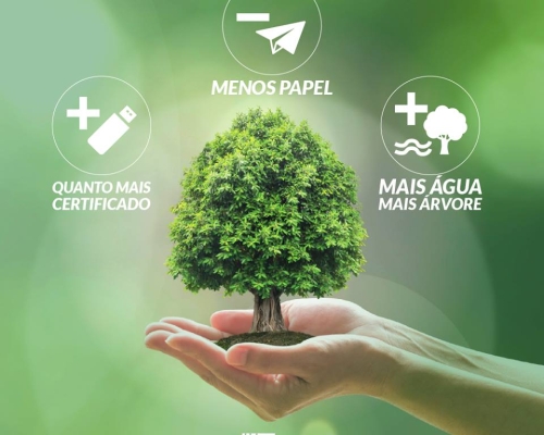 Certificado digital ajuda a reduzir o consumo de água e preservar o meio ambiente Certificado digital ajuda a reduzir o consumo de água e preservar o meio ambiente